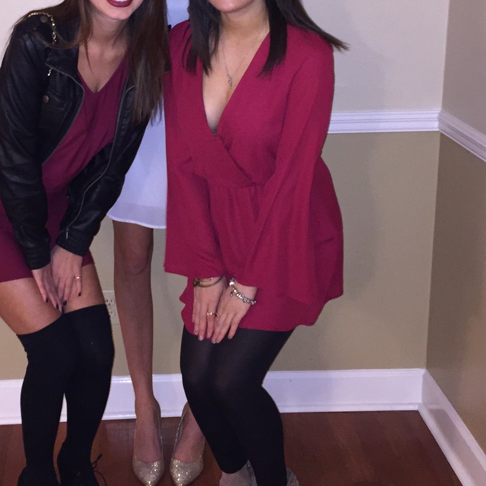 Red/Maroon Illa Illa Romper